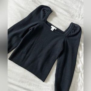 H&M Puff Sleeve Sweater (USED ONCE)